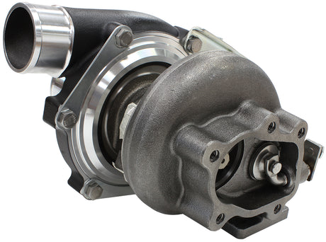 Boosted 5447.86 T28 Flange 5 Bolt Outlet GTX2871 Black AF8005-2006BLK - Aeroflow
