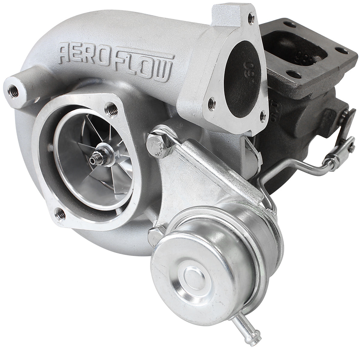 Boosted 5447.86 Nissan S14 5 Bolt Outlet GTX2871 Natural AF8005-2008 - Aeroflow