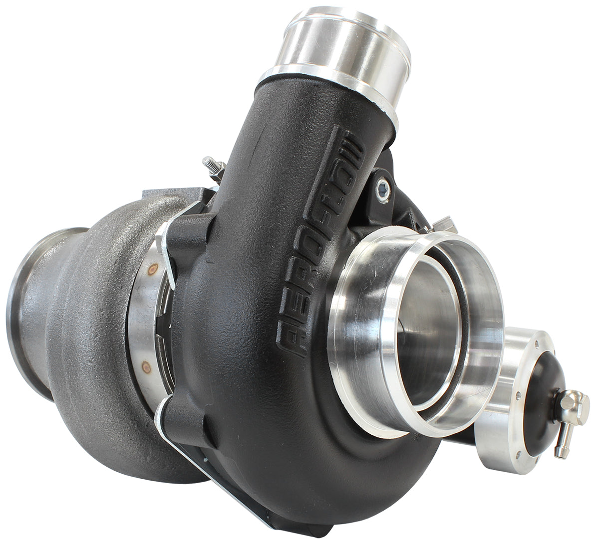 Boosted 5449.72 V-Band Flange V-Band Out G25-660 Black IWG AF8005-2018BLK - Aeroflow
