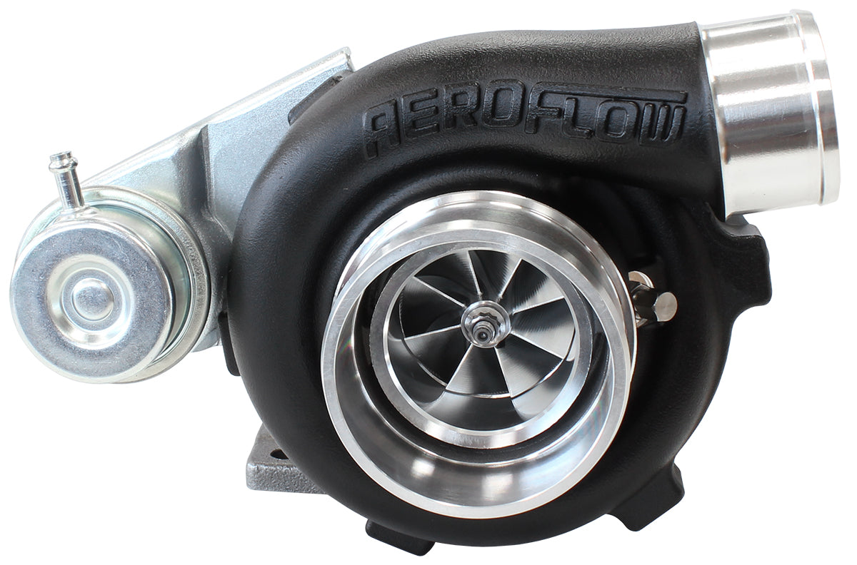 Boosted 5047.64 T28 Flange 5 Bolt Outlet GTX2867 Black AF8005-2020BLK - Aeroflow
