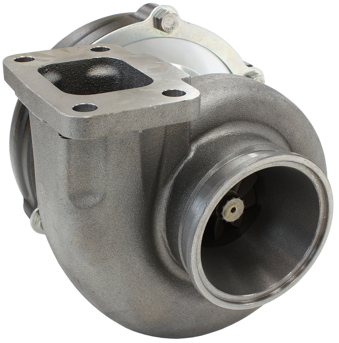 Boosted 5455 1.06 T3 Flange V-Band Outlet GTX3071 Black AF8005-3002BLK - Aeroflow