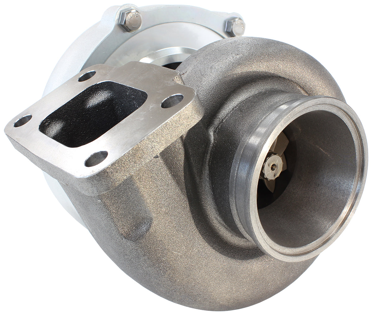 Boosted 5855 1.06 T3 Flange V-Band Outlet GTX3076 Natural AF8005-3007 - Aeroflow