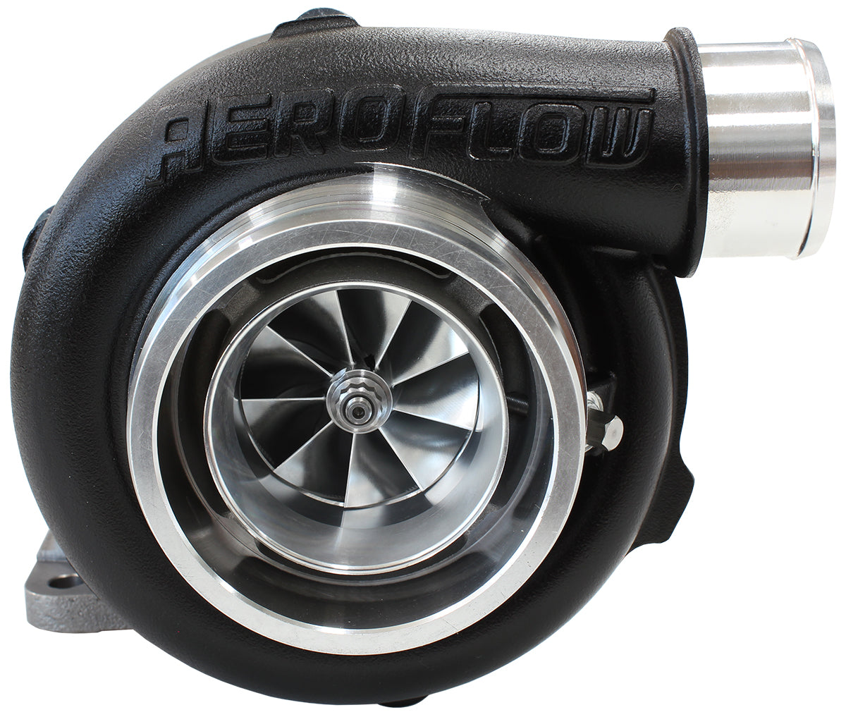 Boosted 5862 1.06 T3 Flange V-Band Outlet GTX3576 Black AF8005-3012BLK - Aeroflow