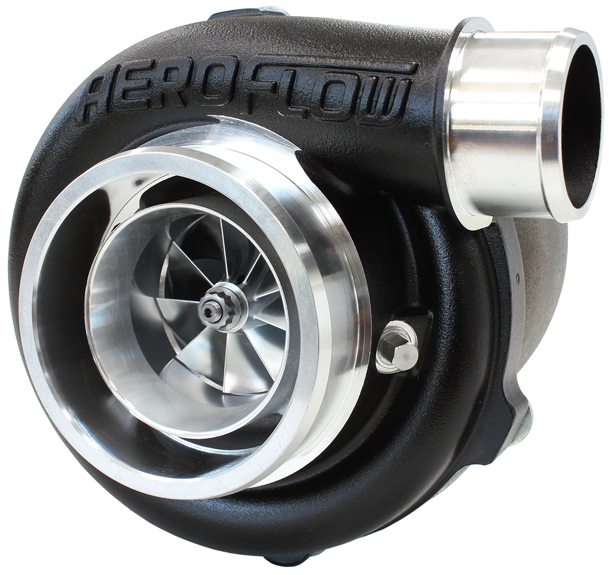 Boosted 5862 1.06 T3 Flange V-Band Outlet GTX3576 Black AF8005-3012BLK - Aeroflow