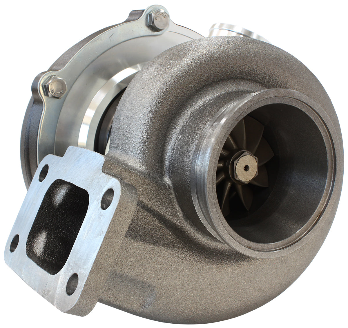 Boosted 5862 1.06 T3 Flange V-Band Outlet GTX3576 Black AF8005-3012BLK - Aeroflow