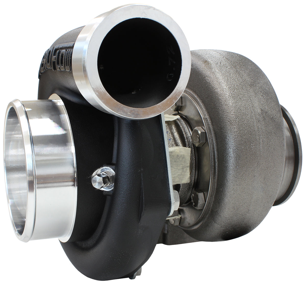 Boosted 6662 1.06 T3 Flange V-Band Outlet GTX3582 Black AF8005-3017BLK - Aeroflow