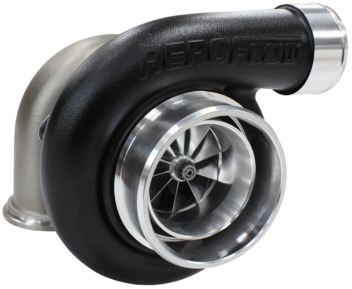 Boosted 6662 .82 S/S Dual V-Band Outlet GTX3582 Black AF8005-3020BLK - Aeroflow