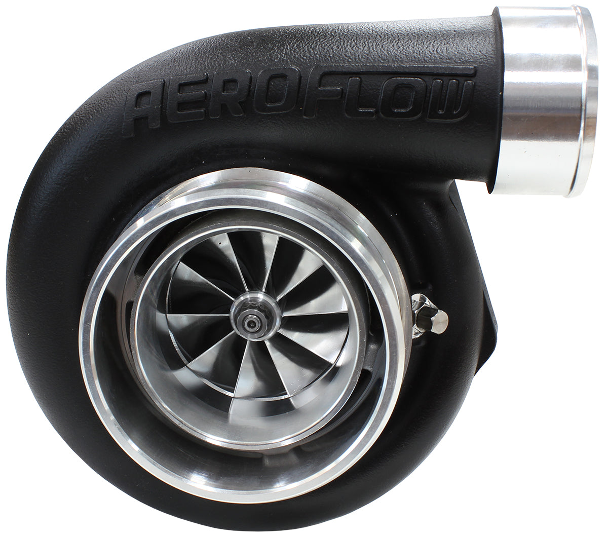 Boosted 6662 1.01 V-Band Flange V-Band Outlet GTX3582 Black AF8005-3023BLK - Aeroflow