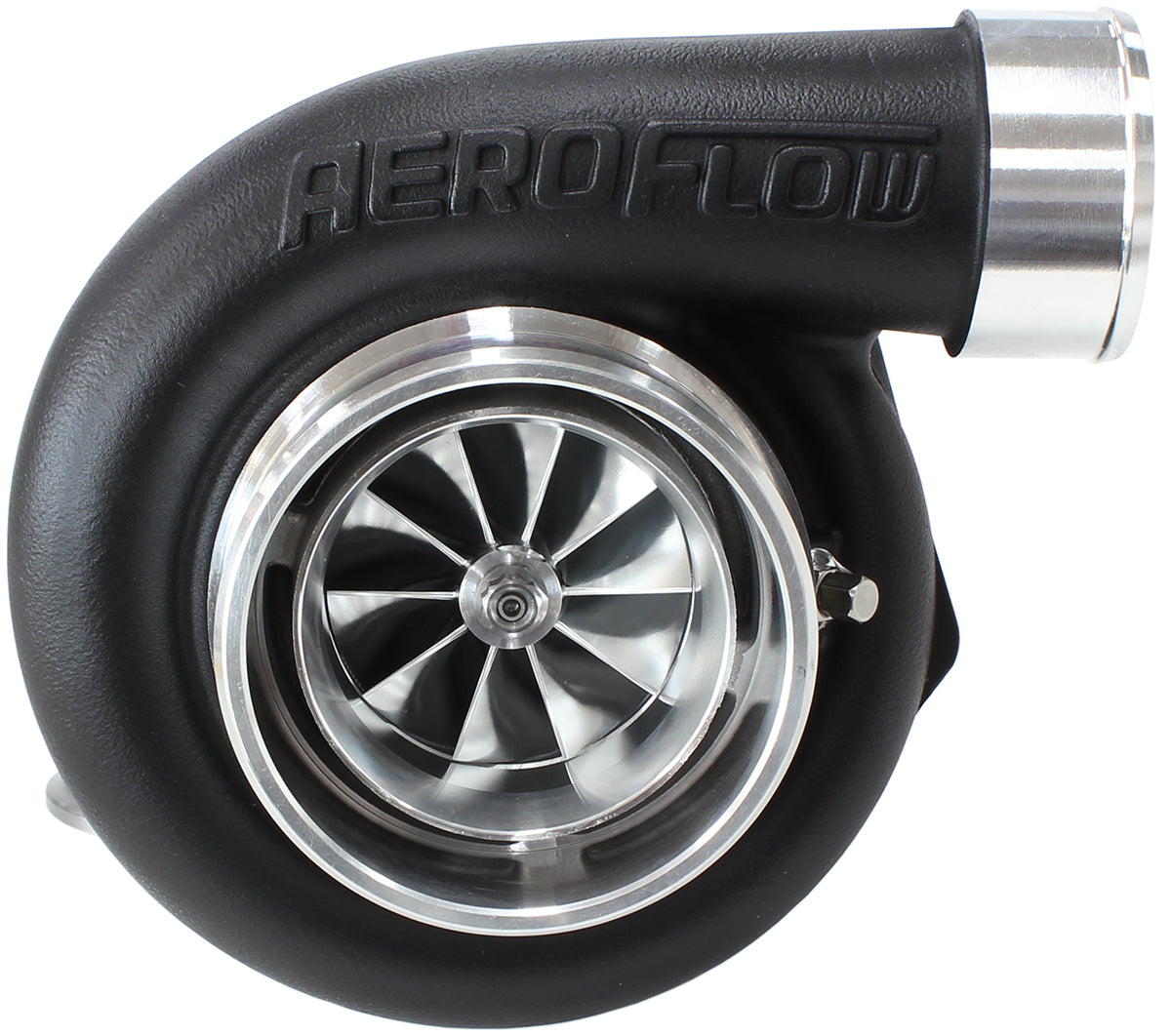 Boosted 6762 1.21 V-Band Flange V-Band Outlet GTX3584 Black AF8005-3027BLK - Aeroflow
