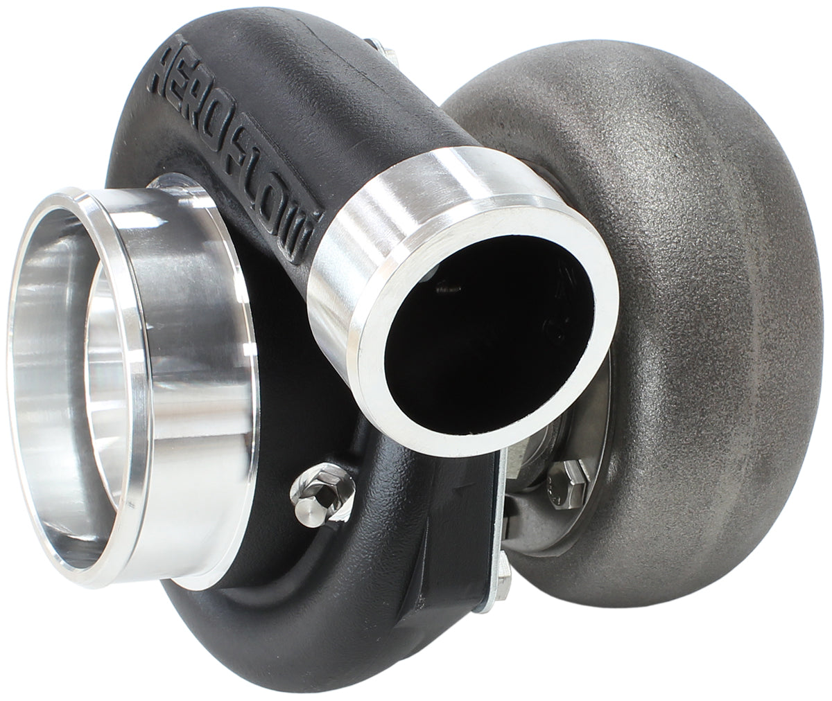 Boosted 6762 1.21 V-Band Flange V-Band Outlet GTX3584 Black AF8005-3027BLK - Aeroflow