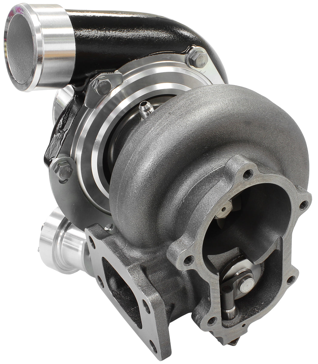 Boosted 6762 1.15 T3 XR6 FG 5 Bolt Outlet GTX3584 Black AF8005-3028BLK - Aeroflow