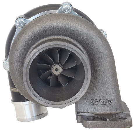 Boosted B5455.63 T3 Flange V-Band Outlet G30 660 Black AF8005-3035BLK - Aeroflow