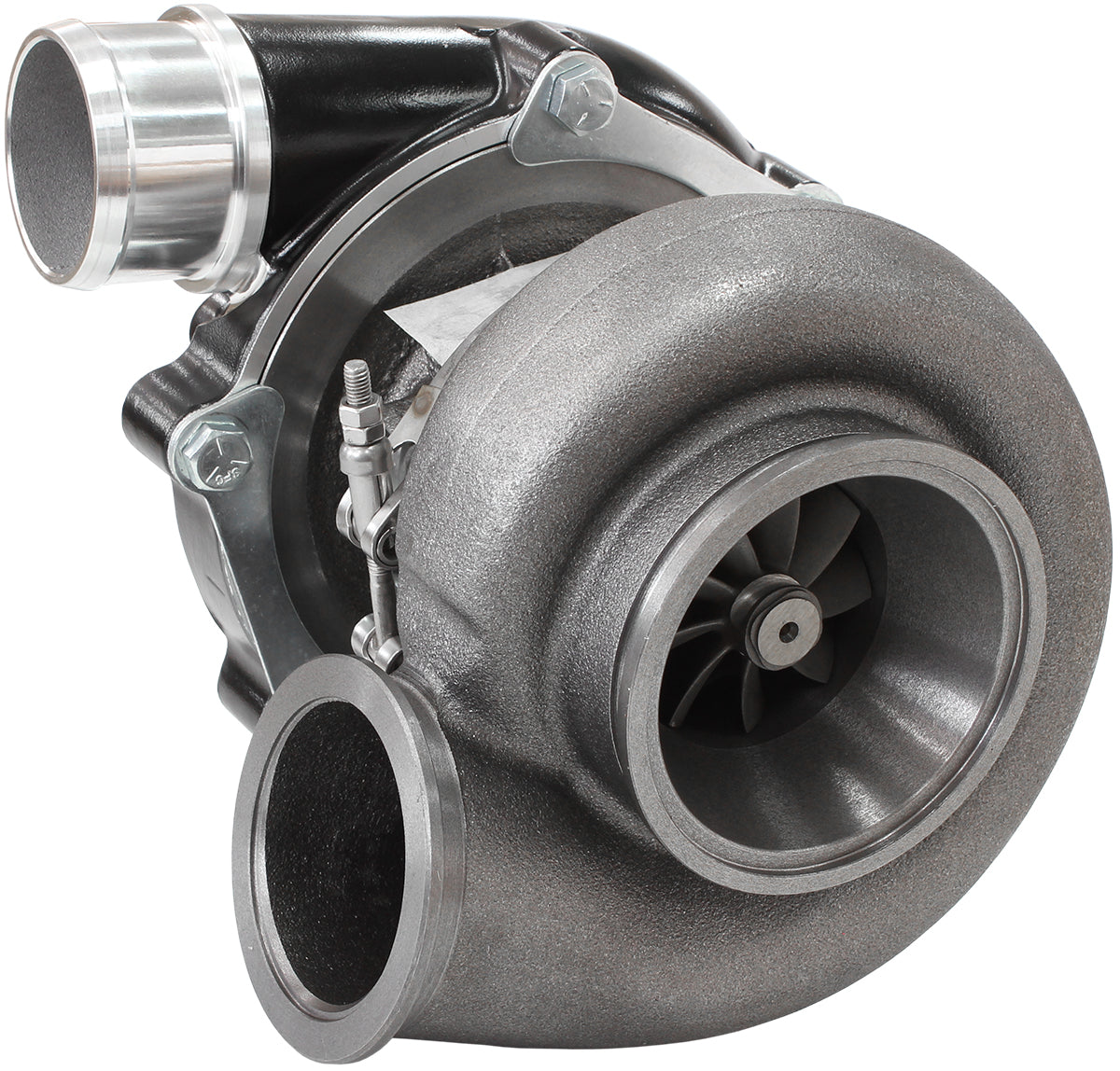 Boosted B5455 1.21 V-Band Flang V-Band Outlet G30 660 Black AF8005-3042BLK - Aeroflow