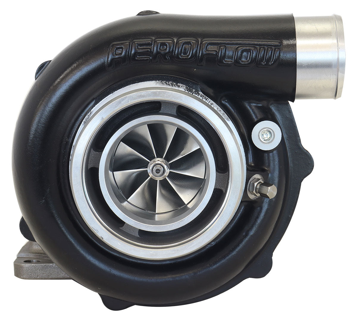 Boosted B5855.82 T3 Flange V-Band Outlet G30 770 Black AF8005-3044BLK - Aeroflow