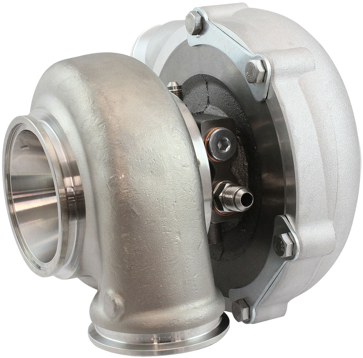Boosted B5855.63 V-Band Flange V-Band Outlet G30 770 Natural AF8005-3047 - Aeroflow