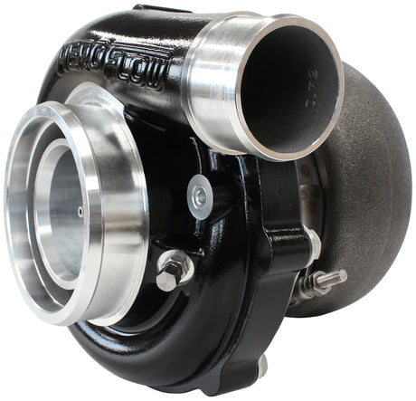 Boosted B5855 1.01 V-Band Flang V-Band Outlet G30 770 Black AF8005-3049BLK - Aeroflow