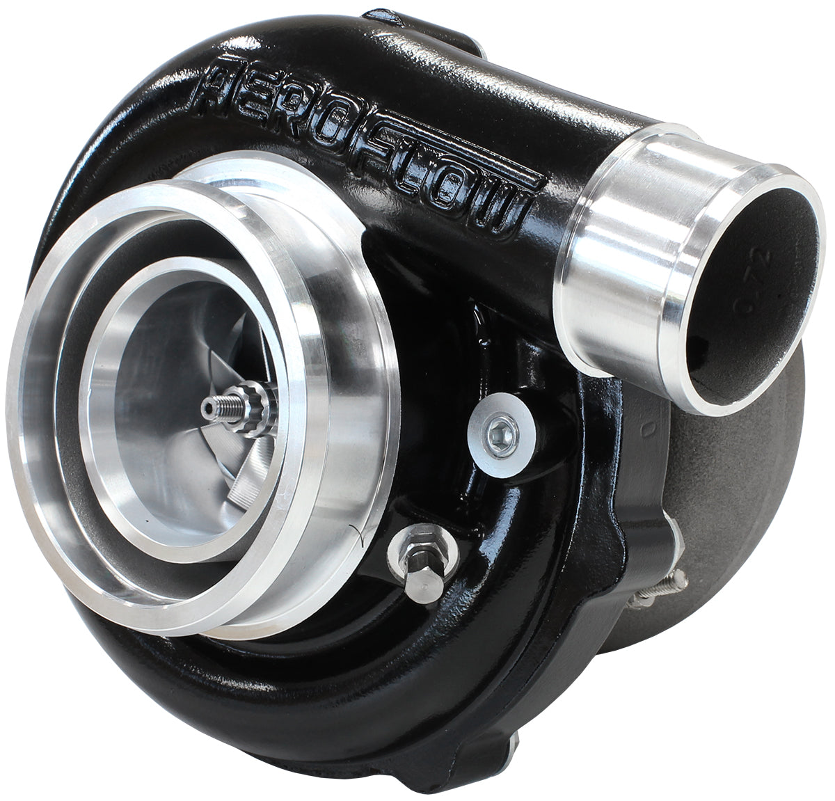 Boosted B5855 1.21 V-Band Flang V-Band Outlet G30 770 Black AF8005-3050BLK - Aeroflow