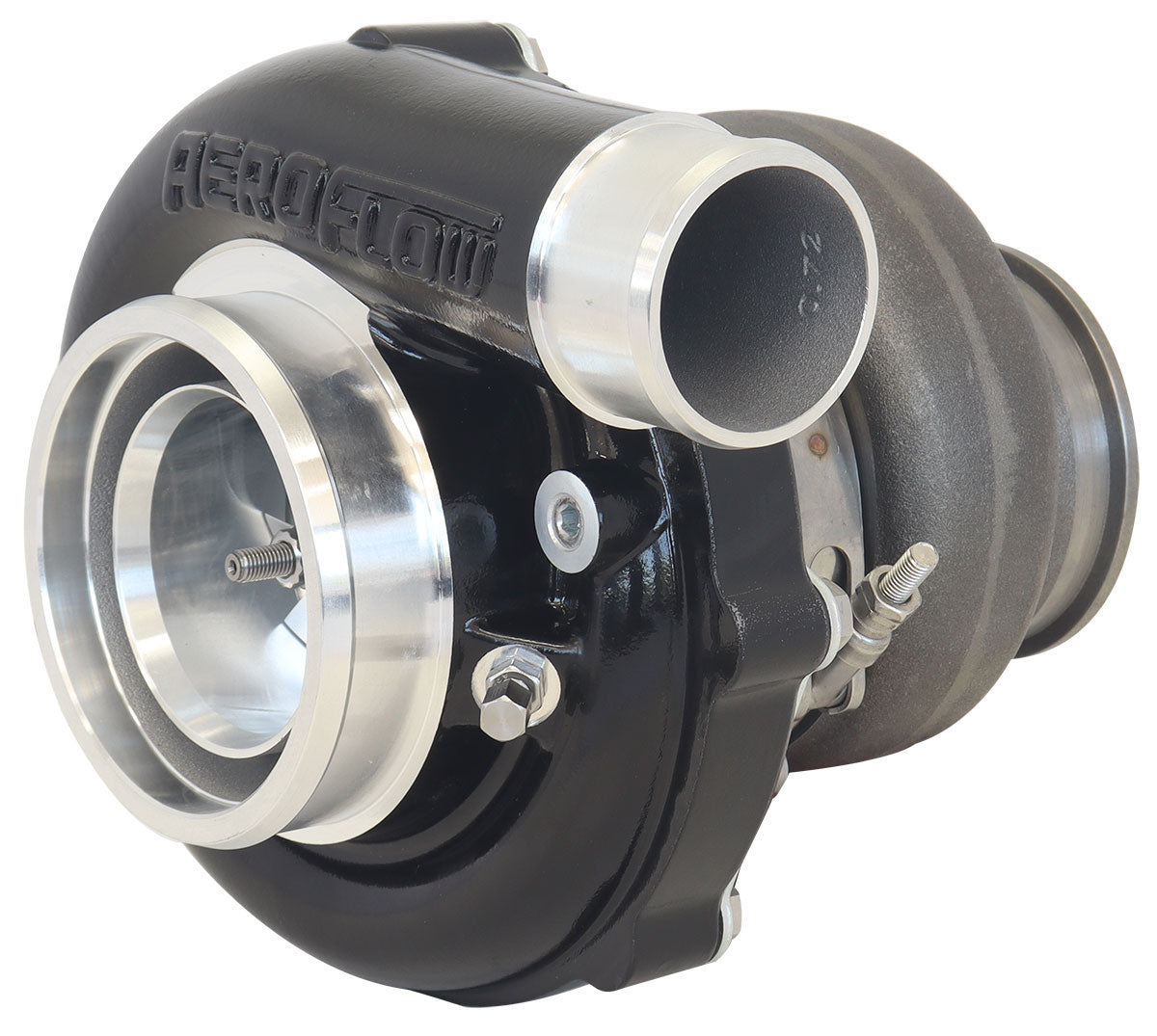 Boosted 6262.82 T3 Flange V-Band Outlet G35 900 Black AF8005-3060BLK - Aeroflow
