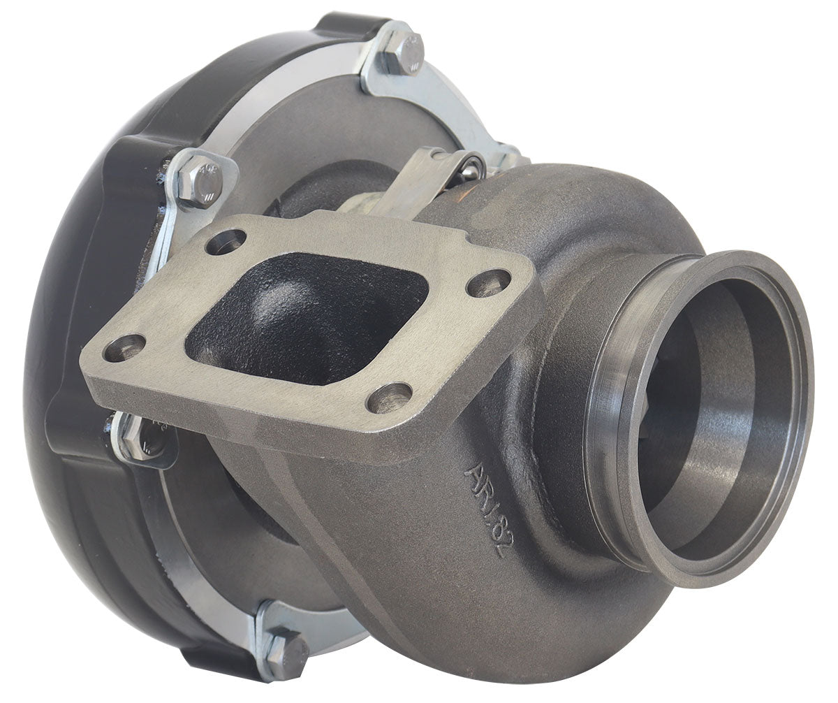 Boosted 6262.82 T3 Flange V-Band Outlet G35 900 Black AF8005-3060BLK - Aeroflow