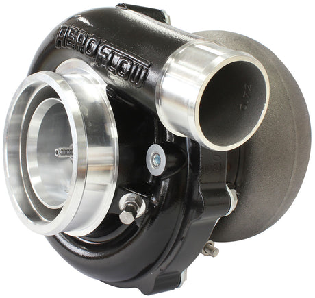 Boosted 6262 1.21 V-Band Flange V-Band Outlet G35 900 Black AF8005-3066BLK - Aeroflow