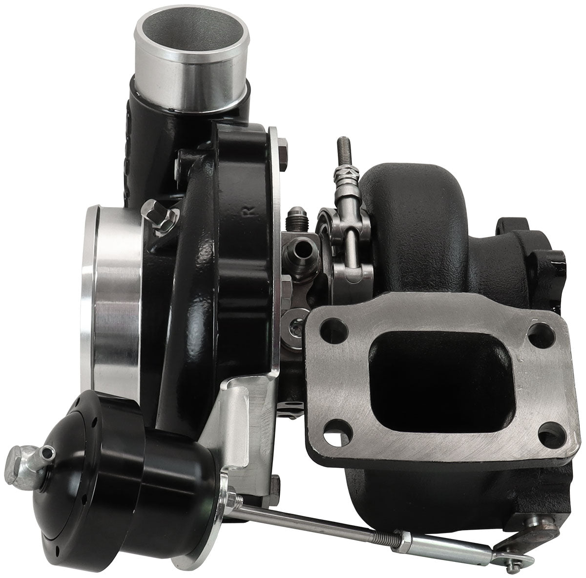 Boosted 6262 1.15 T3 XR6 FG 5 Bolt Outlet G35 900 Black AF8005-3225BLK - Aeroflow