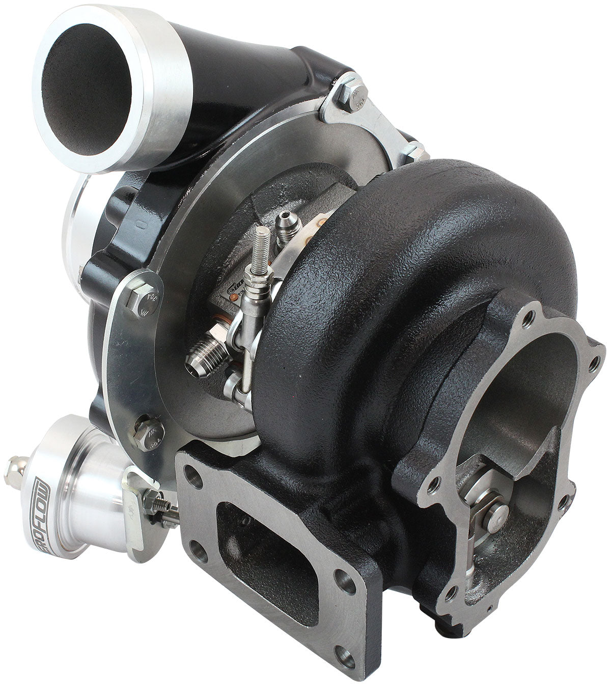 Boosted 6862 1.15 T3 XR6 FG 5 Bolt Outlet G35 1050 Black AF8005-3228BLK - Aeroflow