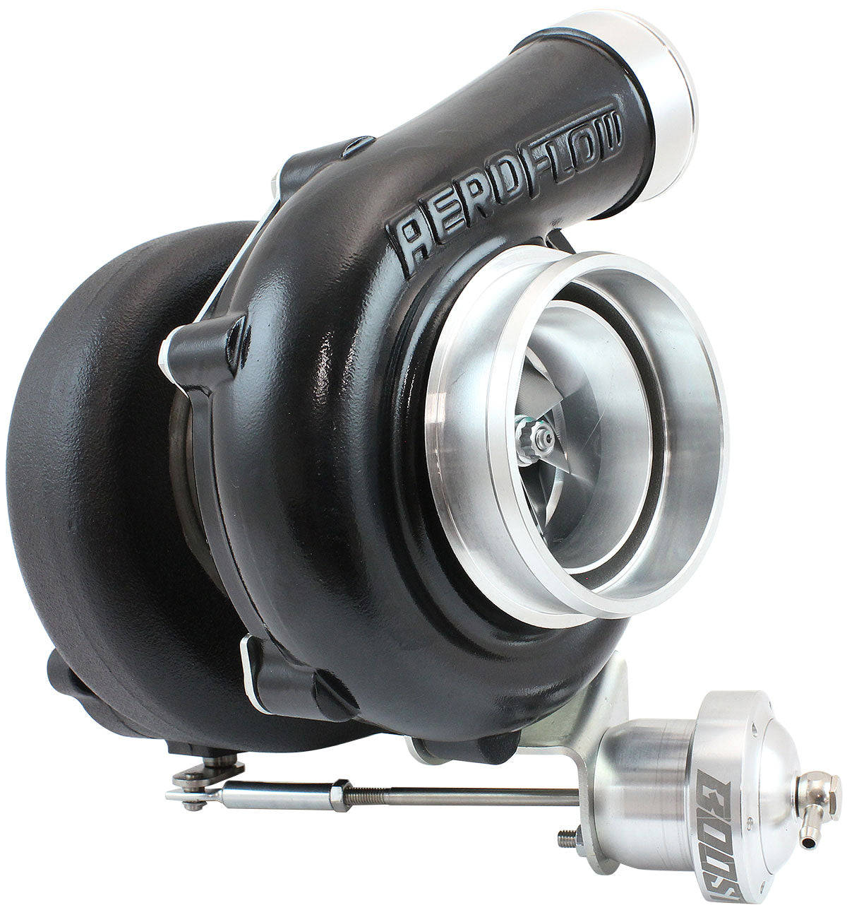 Boosted 6862 1.06 T3 XR6 FG 5 Bolt Outlet G35 1050 Black AF8005-3229BLK - Aeroflow