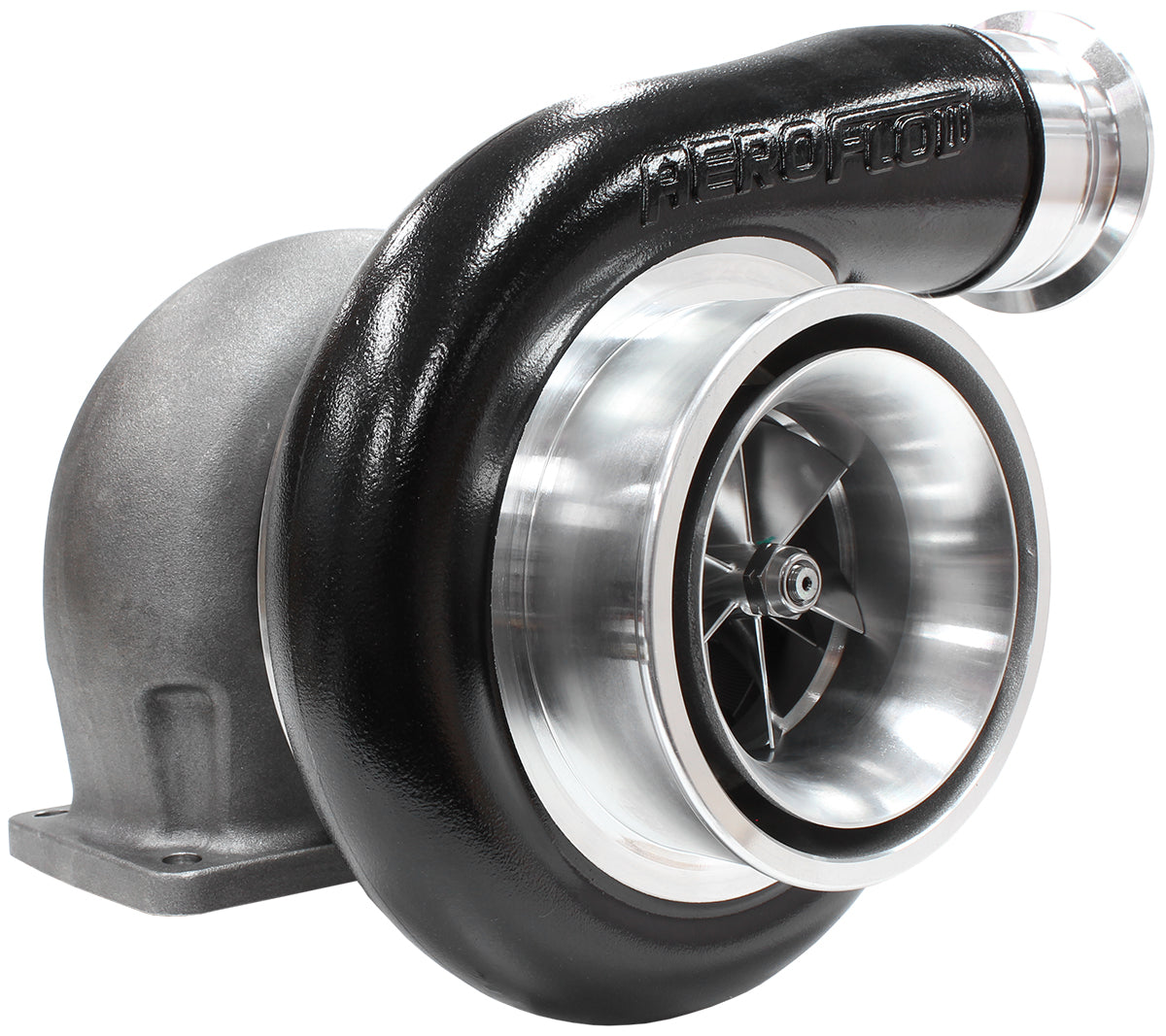 Boosted 8888 1.25 T4 Twin Entry V-Band Outlet BW S475 Natural AF8005-4001BLK - Aeroflow
