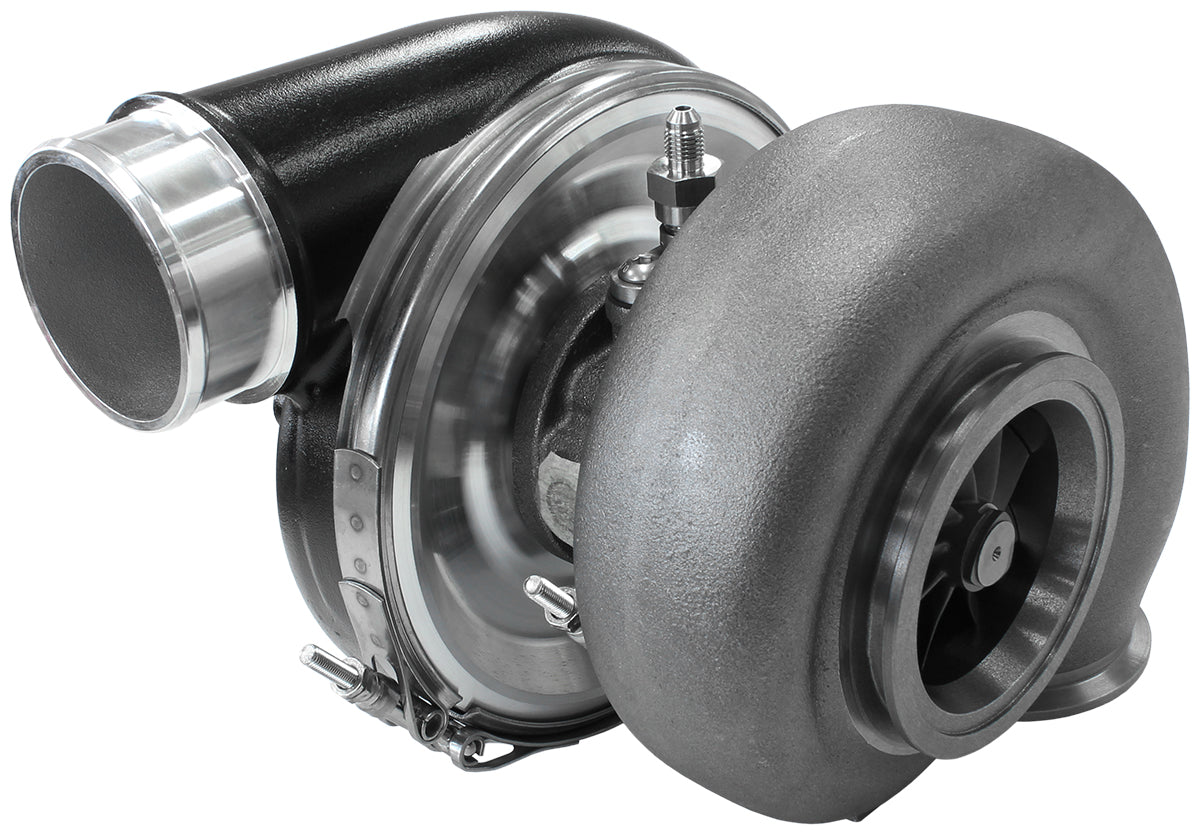 Boosted 7375 1.01 V-Band Flange V-Band Outlet G42 Black AF8005-4006BLK - Aeroflow
