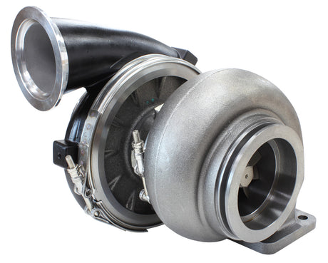 Boosted 8077 1.15 T4 Twin Entry V-Band Outlet GTX4508 Black AF8005-4007BLK - Aeroflow