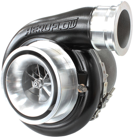 Boosted 7575 1.10 T4 Twin Entry V-Band Outlet BB S475 Black AF8005-4017BLK - Aeroflow