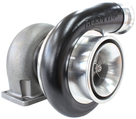 Boosted 7575 1.10 T4 Twin Entry V-Band Outlet BB S475 Black AF8005-4017BLK - Aeroflow