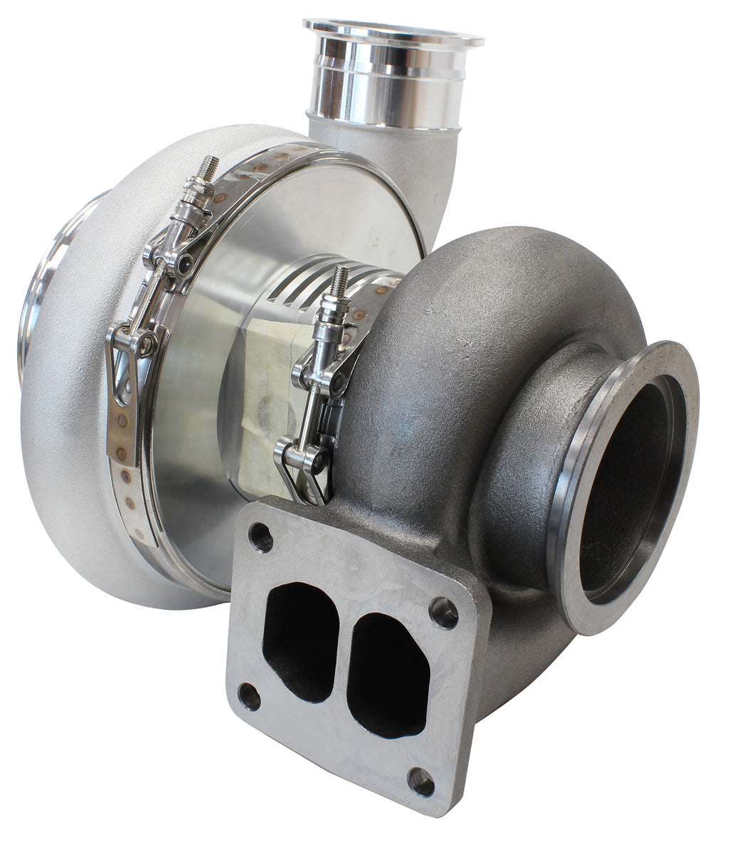 Boosted 7575 1.10 T4 Twin Entry V-Band Outlet BB S475 Natural AF8005-4017 - Aeroflow