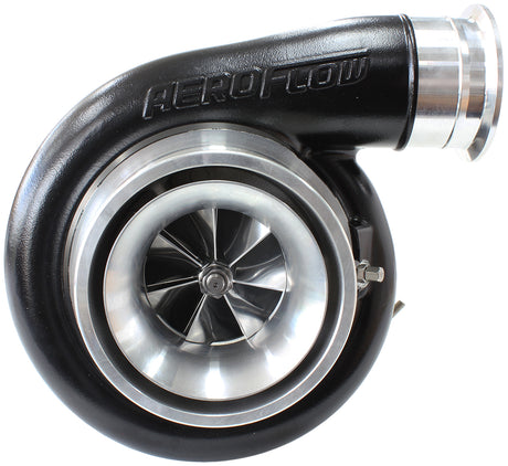 Boosted 8075 1.10 T4 Twin Entry V-Band Outlet BB S480 Black AF8005-4018BLK - Aeroflow