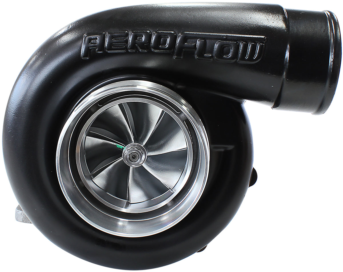 Boosted 7875 1.25 T4 Flange BB V-Band Outlet Gen 2 Black AF8005-4021BLK - Aeroflow