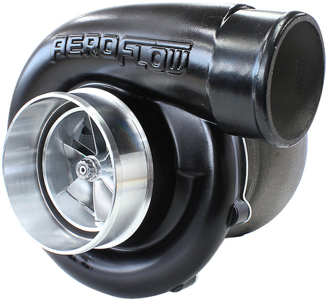 Boosted 7875 1.25 T4 Flange BB V-Band Outlet Gen 2 Black AF8005-4021BLK - Aeroflow