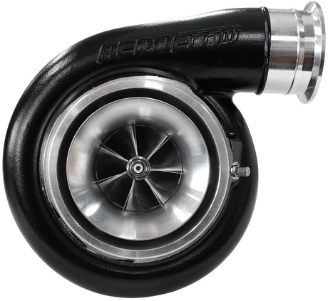 Boosted 7588 1.25 T4 Twin Entry V-Band Outlet BW S475 Black AF8005-4027BLK - Aeroflow