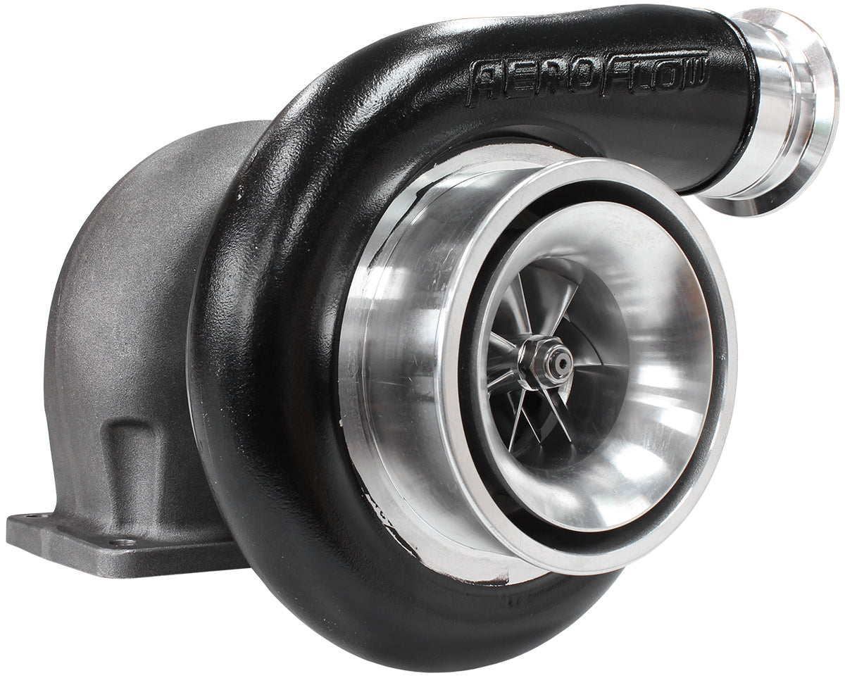 Boosted 7588 1.25 T4 Twin Entry V-Band Outlet BW S475 Black AF8005-4027BLK - Aeroflow