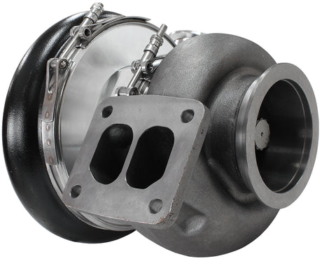 Boosted 7588 1.25 T4 Twin Entry V-Band Outlet BW S475 Black AF8005-4027BLK - Aeroflow