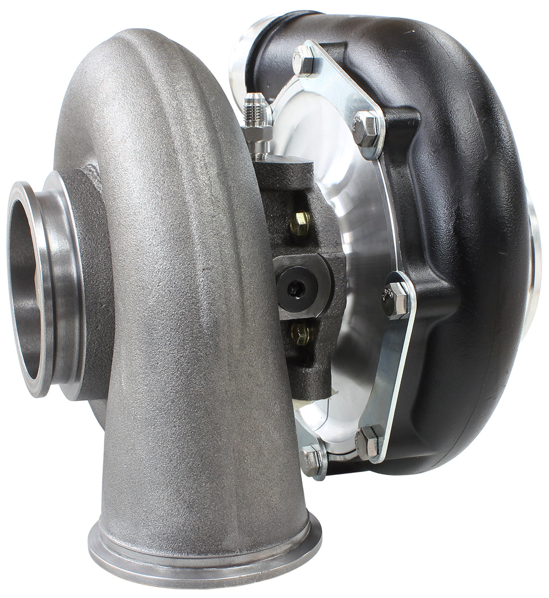 Boosted 7875.96 V-Band Flange V-Band Outlet Gen 1 Black AF8005-4030BLK - Aeroflow