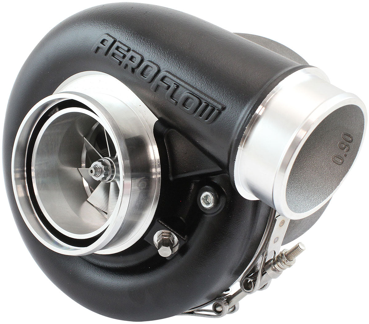 Boosted 7375 .85 V-Band Flange V-Band Outlet G42 Black AF8005-4046BLK - Aeroflow