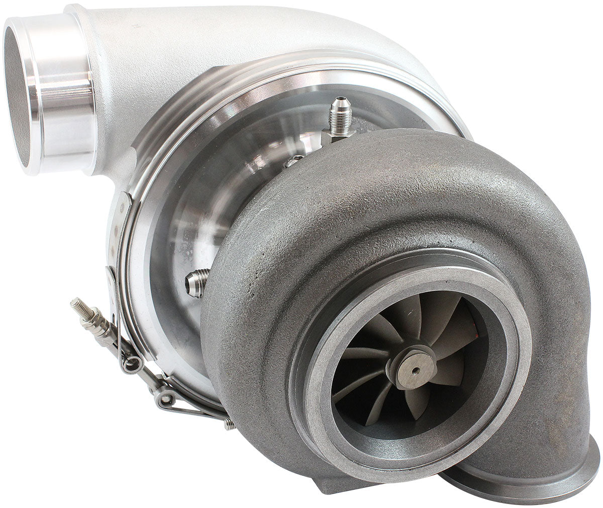 Boosted 7375 .85 V-Band Flange V-Band Outlet G42 Natural AF8005-4046 - Aeroflow