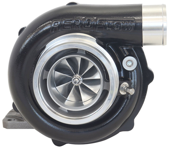 Boosted 6262.82 T4 Flange V-Band Outlet G35 900 Black AF8005-4053BLK - Aeroflow
