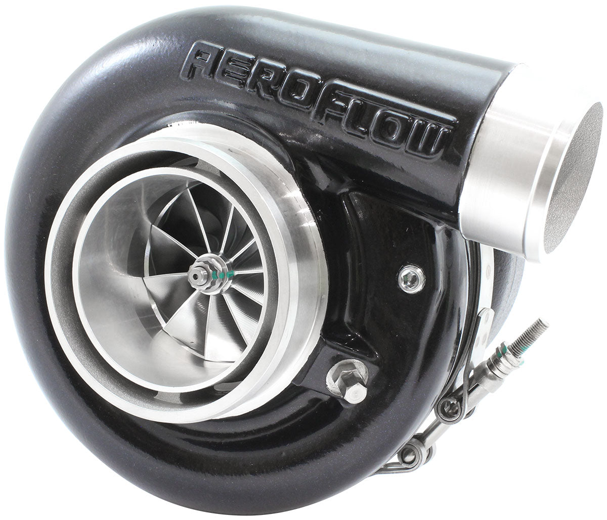 Boosted 7170.85 V-Band Inlet V-Band Outlet G40 1150 Black AF8005-4067BLK - Aeroflow