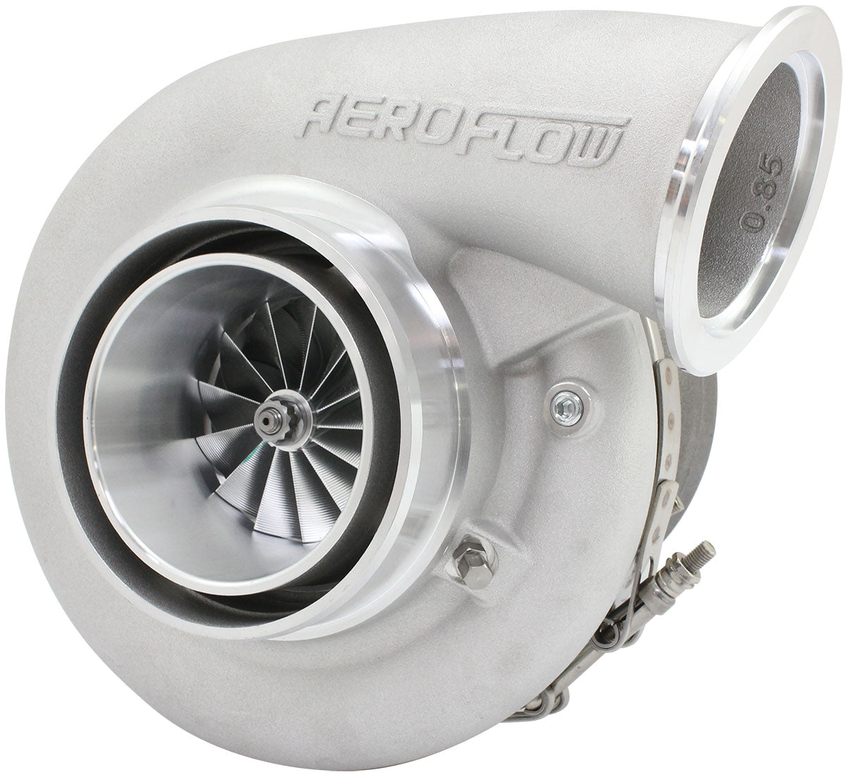 Boosted 7682.85 V-Band Inlet V-Band Outlet G45 1500 Natural AF8005-4096 - Aeroflow