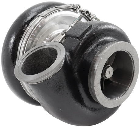 Boosted 8082 1.28 V-Band Inlet V-Band Outlet G45 1600 Black AF8005-4206BLK - Aeroflow