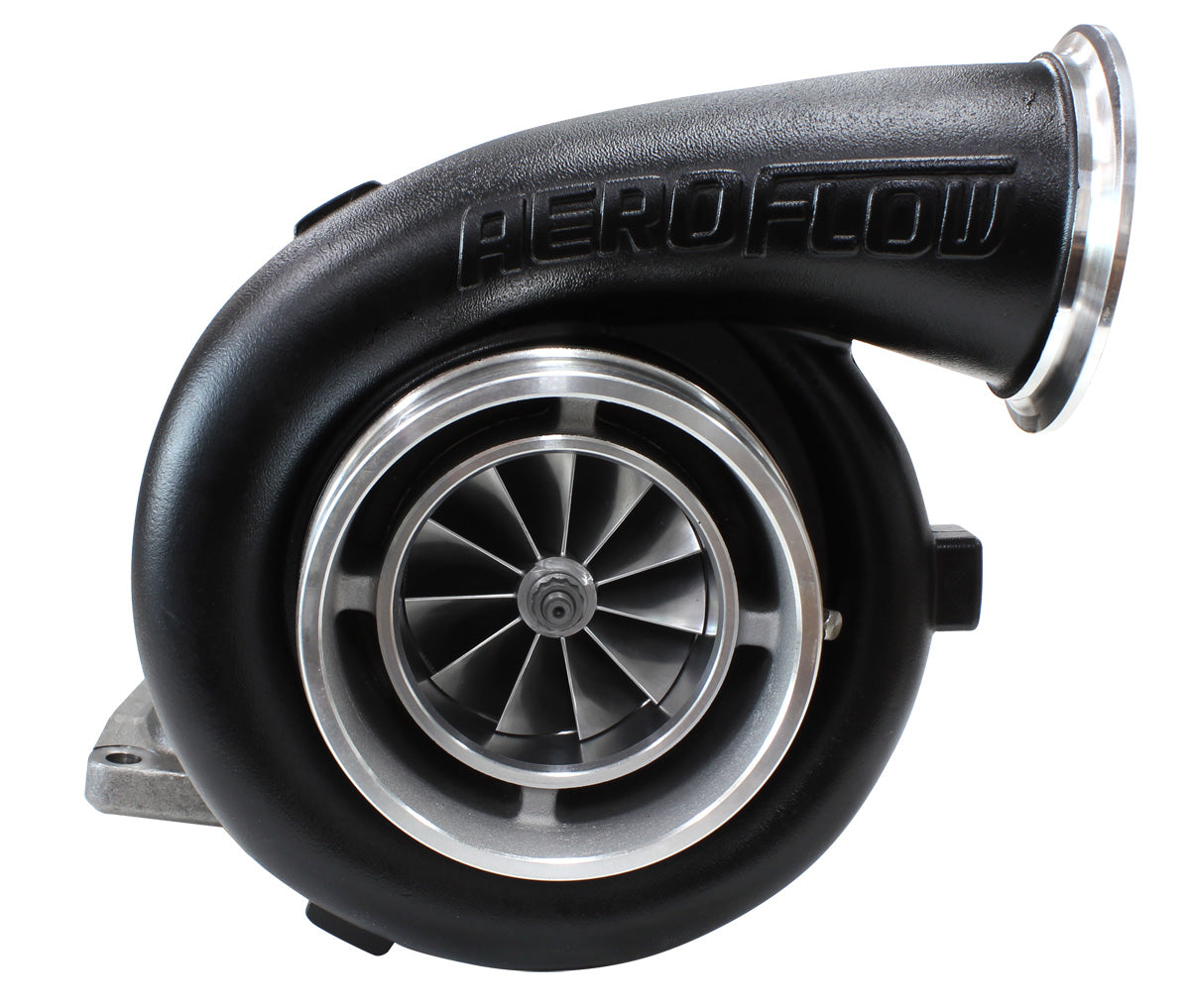 Boosted 8077 1.26 T6 Twin Entry V-Band Outlet GTX4508 Black AF8005-6000BLK - Aeroflow