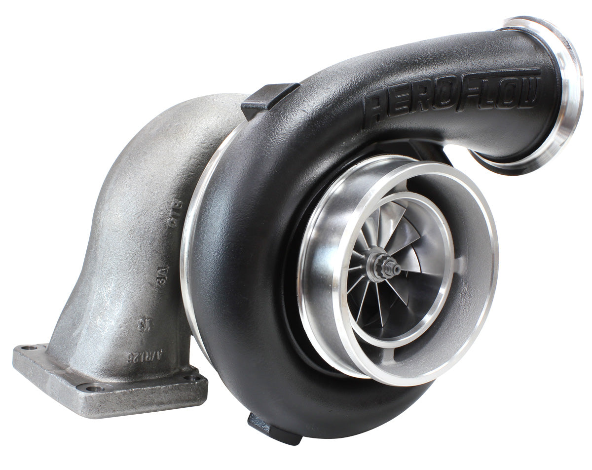 Boosted 8077 1.26 T6 Twin Entry V-Band Outlet GTX4508 Black AF8005-6000BLK - Aeroflow