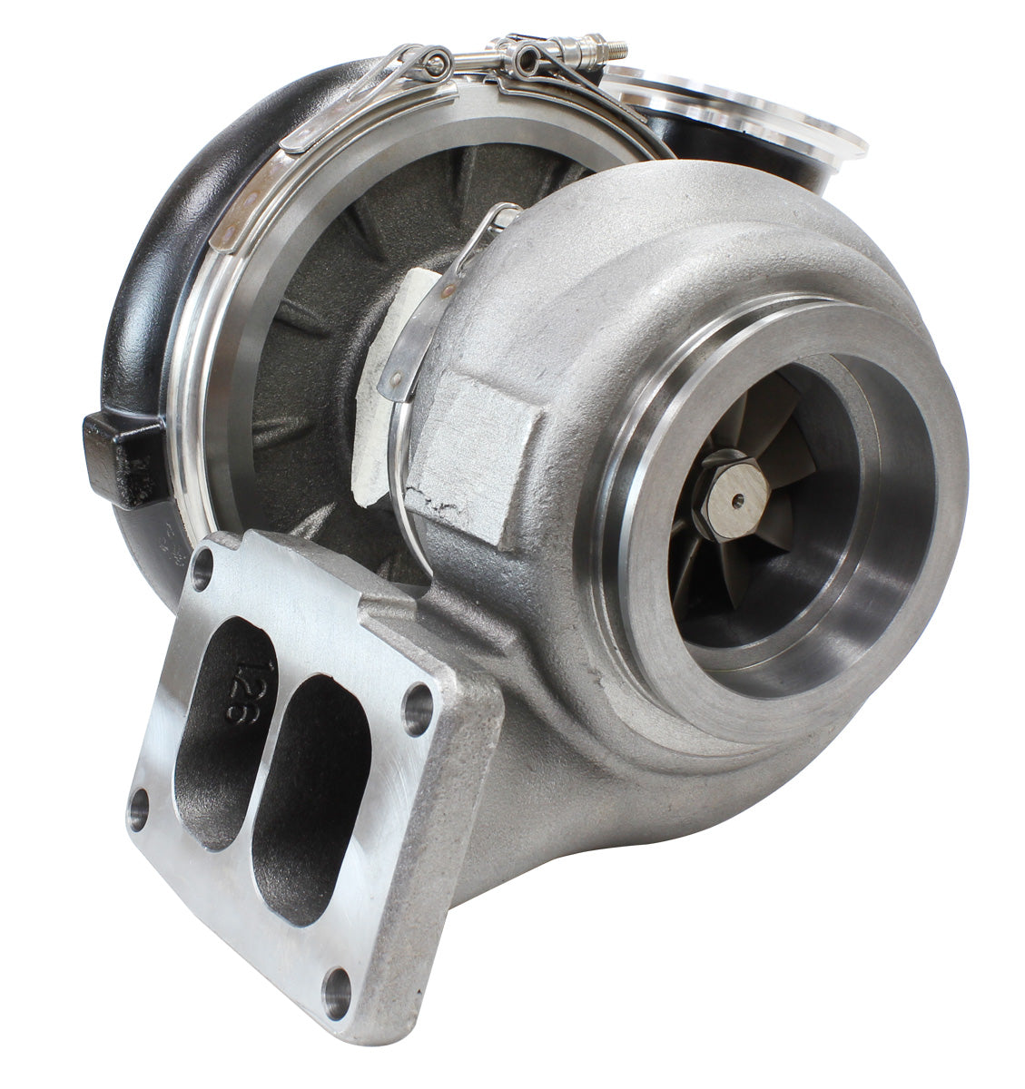 Boosted 8077 1.26 T6 Twin Entry V-Band Outlet GTX4508 Black AF8005-6000BLK - Aeroflow