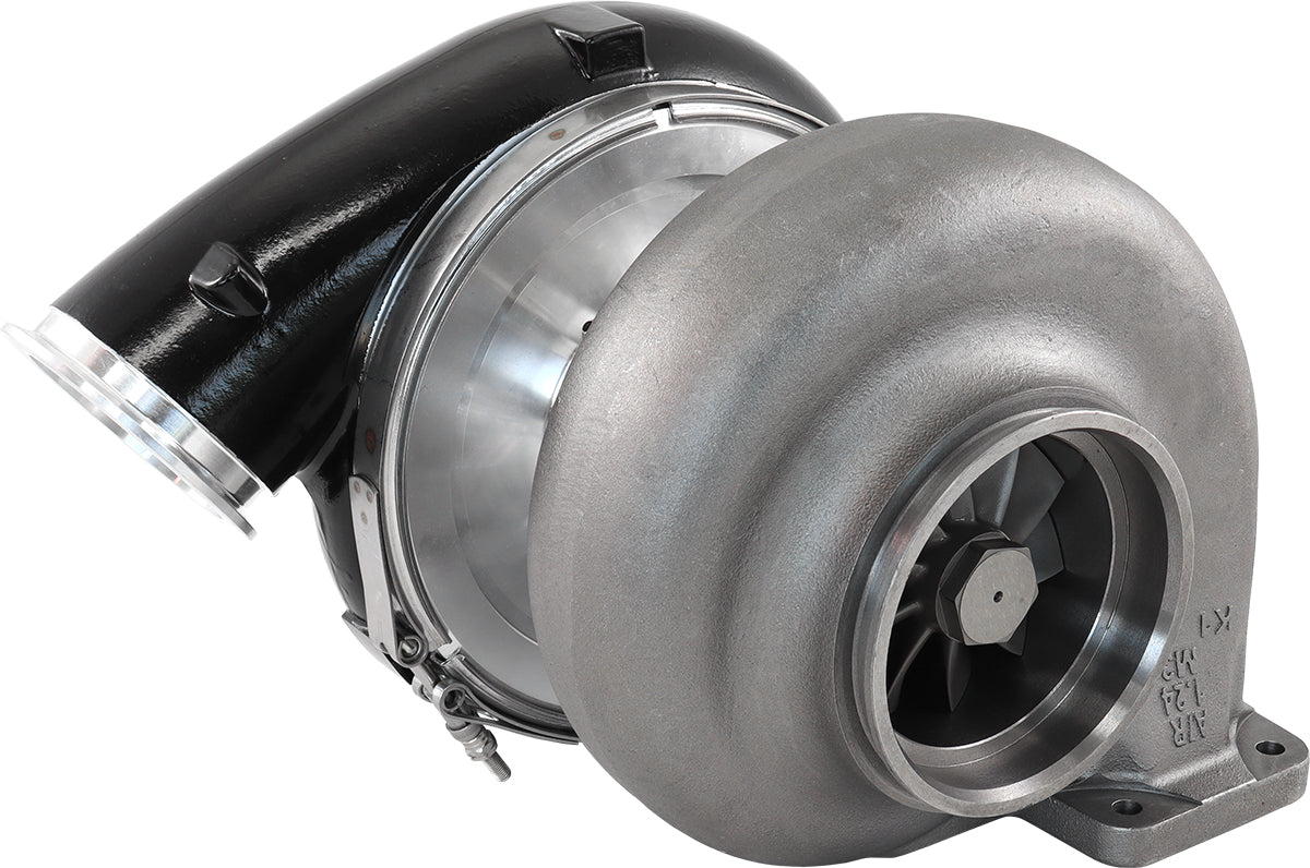 Boosted 88102 1.24 T6 V-Band Outlet GTX5020 Black AF8005-6020BLK - Aeroflow